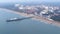 Bournemouth beach and pier in England