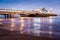 Bournemouth Pier at night Dorset