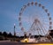 Bournemouth UK. Bournemouth Big Wheel photographed in low light early in the morning.