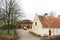 Bourtange, province of Groningen, Netherlands - March 18th 2012: Small house in Bourtange, province of Groningen, the Netherlands