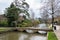BOURTON-ON-THE-WATER, GLOUCESTERSHIRE/UK - MARCH 24 : Scenic Vie