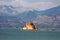 Bourtzi fortress, a prison in the sea in front of Nafplio town t