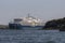 Boutique cruise ship on Loch Dunvegan off the Isle of Skye, Scotland.