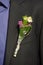 Boutonniere spray of the groom