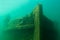 The bow of the Bermuda shipwreck found in Murray Bay near Grand Island Munising