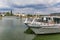 Bow of a cruises hip at the river Mosel in Koblenz