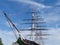 Bow of Cutty Sark, Greenwich, London, UK.