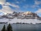 Bow Lake and Crowfoot Mountain