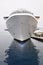 Bow of a large vessel, cruise ship