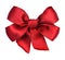 Bow.Red Satin gift ribbon