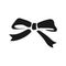 Bow Ribbon Minimalistic Flat Icon. Present decoration sign. Ribbon for packaging symbol.