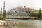 Bow River Bridge and Castlew Mountain