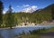 Bow river and cascade mountain