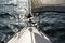 Bow of a sailing yacht