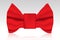 Bow tie or bowties fashion accessory flat icon on a transparent background