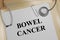 BOWEL CANCER concept