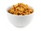 Bowl of bran flake cereal