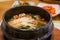 A bowl of Bulgogi, Korean local dish