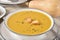 Bowl of butternut squash soup