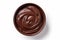 Bowl chocolate paste. Generate Ai