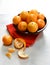 Bowl of clementine mandarin oranges