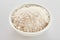 Bowl of coarse ground kitchen salt for cooking