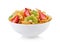 Bowl of corn flakes with fruit
