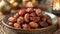 Bowl of Dates on Table