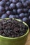 Bowl with dried currants