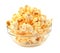 Bowl of fresh popped popcorn