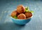 Bowl of fried falafel balls
