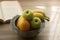 Bowl of Fruit and Book