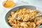 Bowl with healthy cornflakes, closeup
