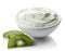 Bowl of kiwi yogurt