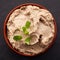 Bowl of liver pate