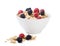 Bowl of muesli with berries