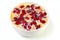 Bowl of muesli with cranberries