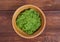 Bowl of mushy peas,