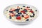 Bowl of oatmeal with berries