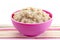 Bowl of oats porridge