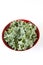 A bowl of organic fresh kale