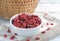 Bowl of Organic Goji Berries or Wolfberries