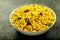 Bowl of papaya thoran from Kerala recipes.