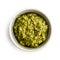 Bowl of pesto sauce