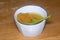 Bowl of plain boiled Pumpkin soup