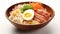 Bowl of Ramen with eggs - Japanese noodle dish