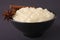 Bowl of rice pudding