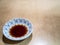 Bowl of Shoyu, Japanese soy sauce