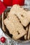 Bowl of speculaas biscuits