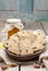 Bowl of speculaas biscuits